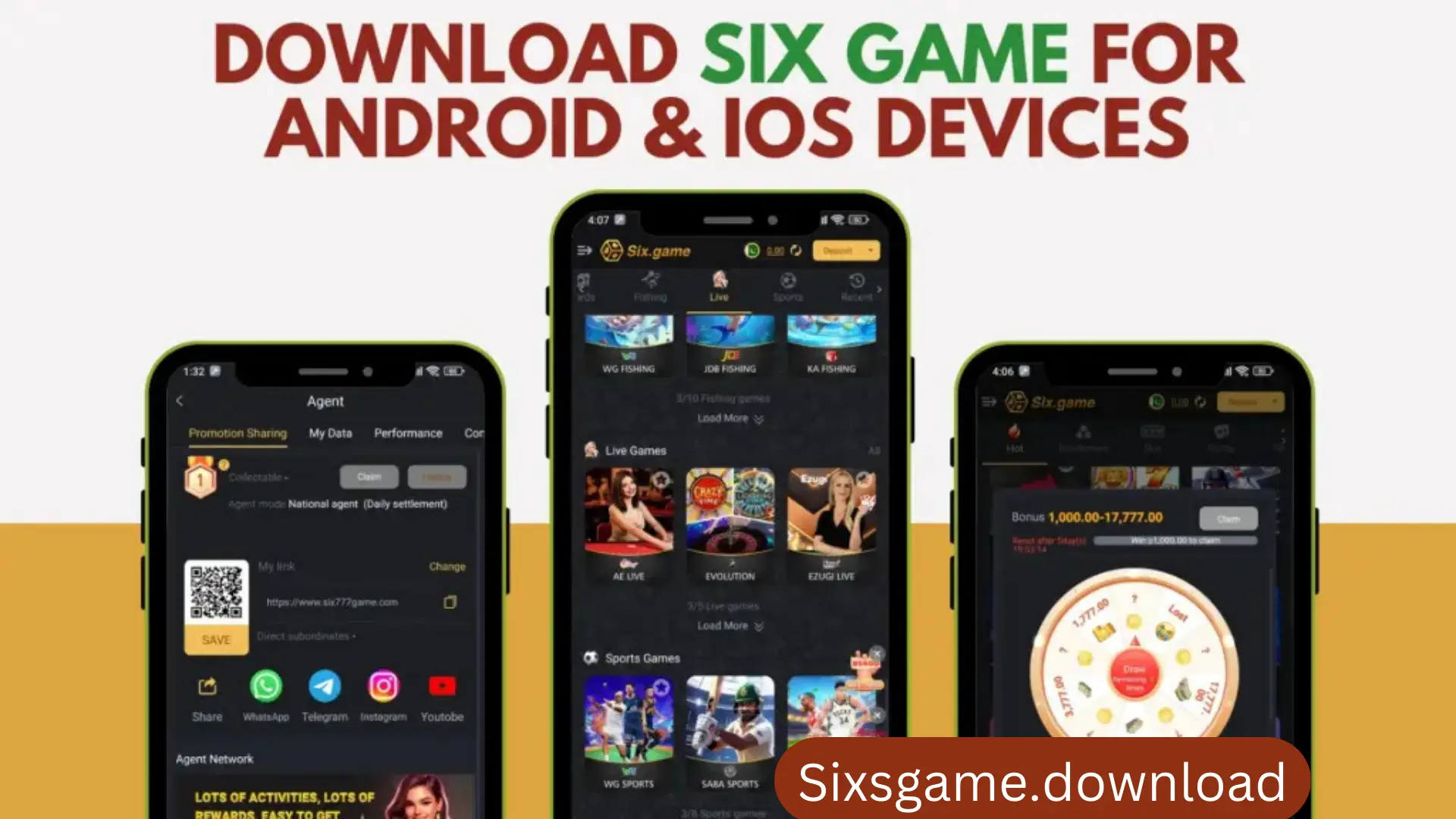 How do you become an agent on Six Game Download? 3 Six Game Download